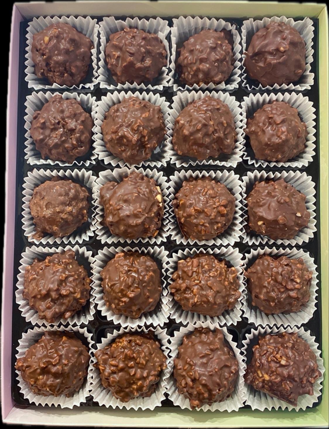 hazelnut chocolate balls