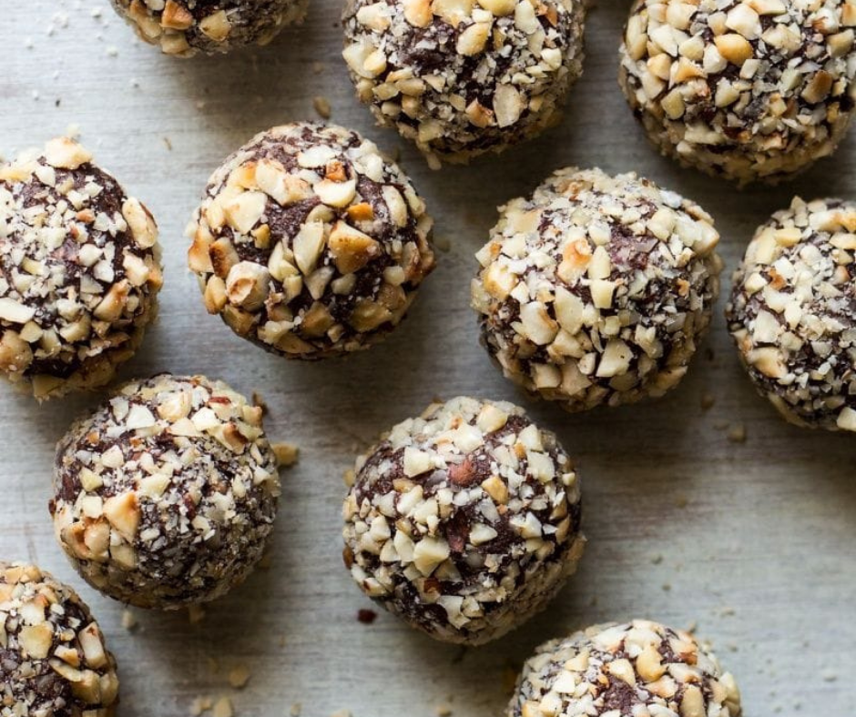 hazelnut chocolate balls
